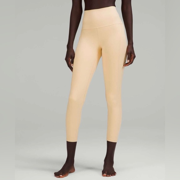 lululemon athletica Pants - Lululemon align high rise pant with pockets 25" prosecco womens 14 yoga
